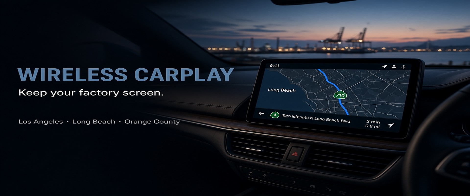 Wireless CarPlay & Android Auto