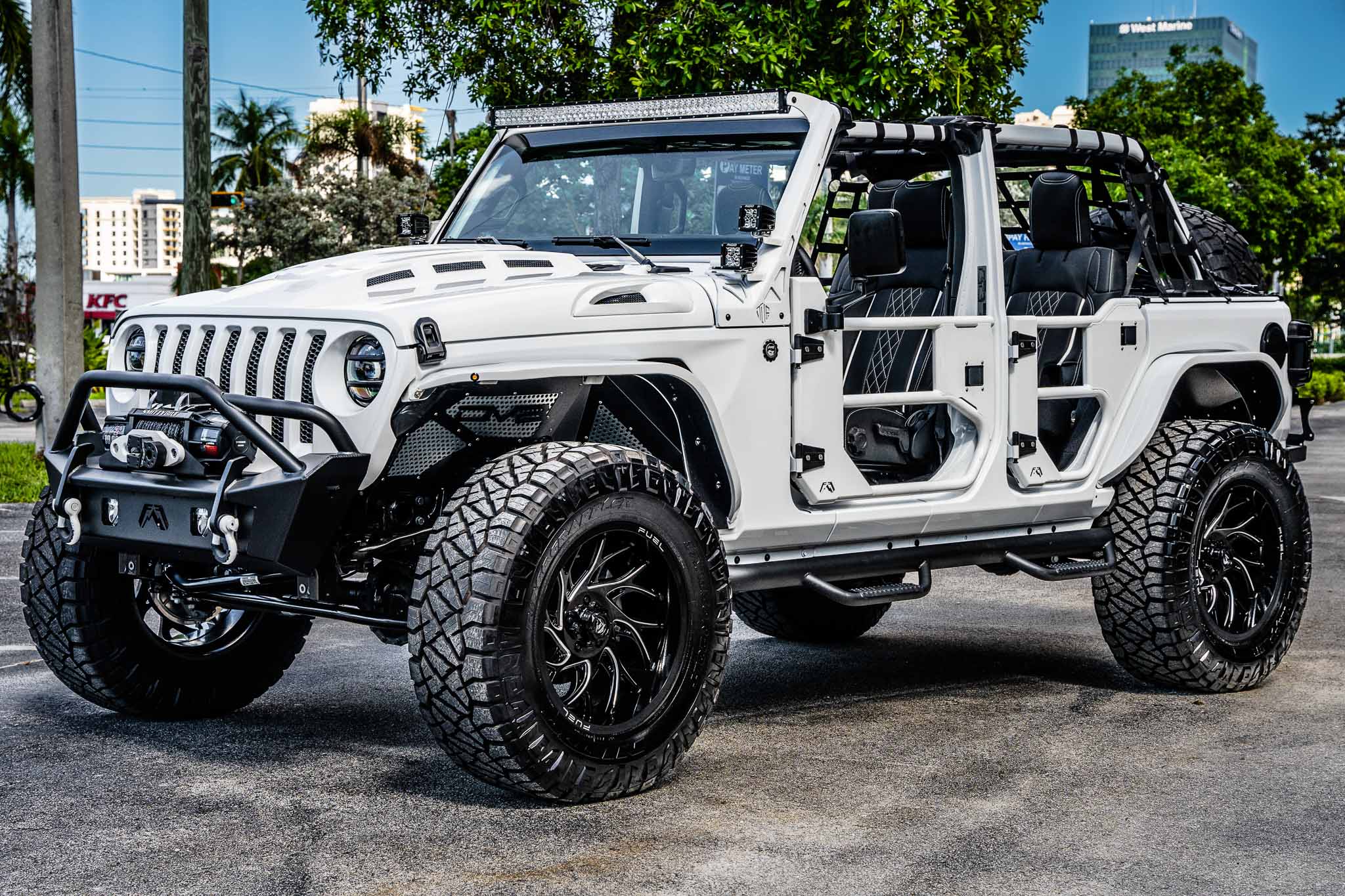 Jeep in the LA Car Alarm bay
